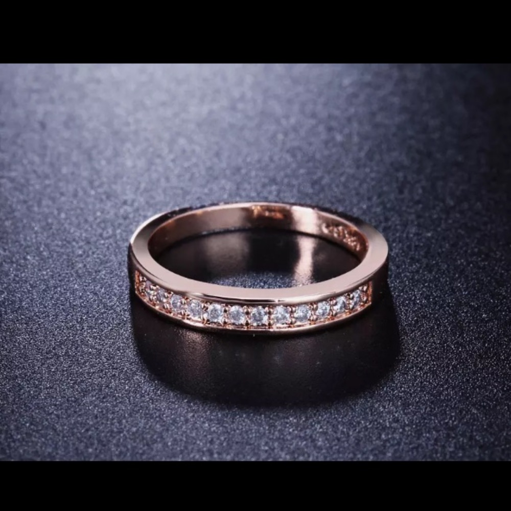 New 18 k rose gold plated band - Picture 8 of 8
